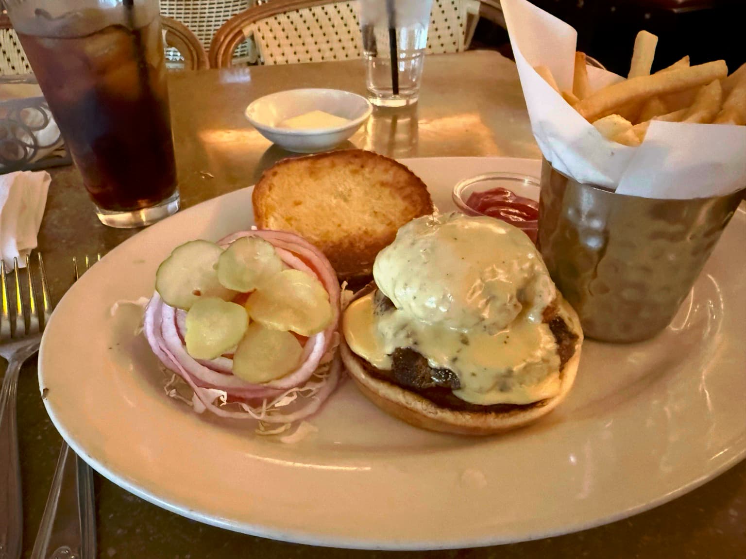 Classic diner evening