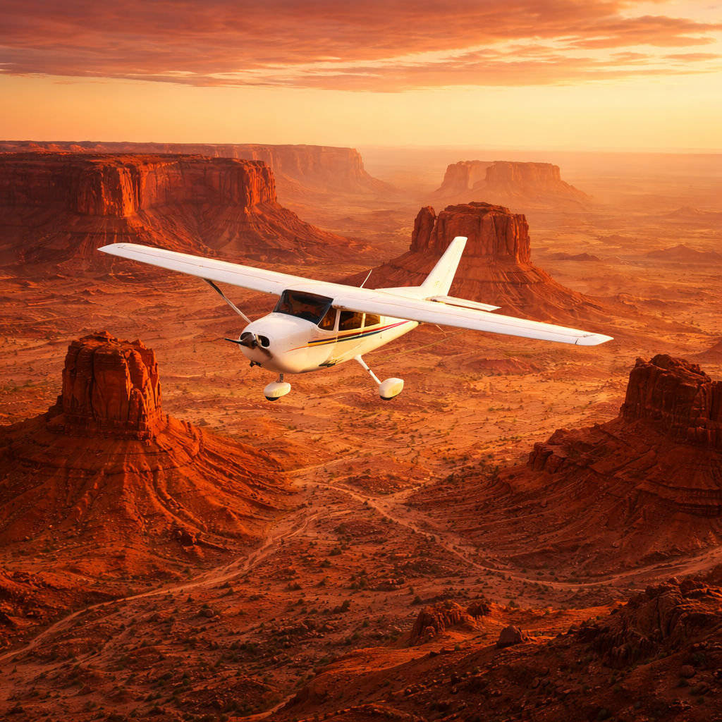 USA Southwest Icons flight trip